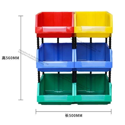recipientes de armazenamento 1.5Kg plásticos empilháveis resistentes 3.3Lbs
