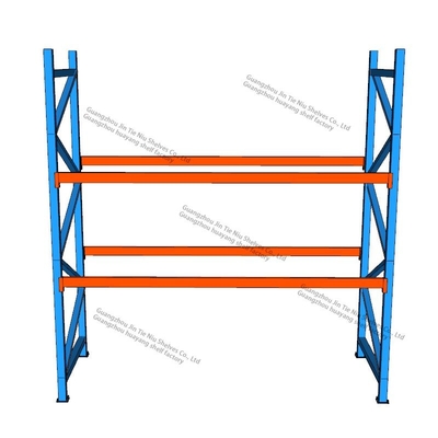 Racking resistente de 500KG 600KG 700KG 800KG para o armazenamento de maioria claro