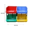 2.2Lbs cestas empilháveis plásticas empilháveis do armazenamento dos escaninhos 1kg