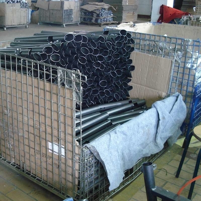 fio dobrável Mesh Storage Cages Odm da gaiola dobrável do fio 500kg